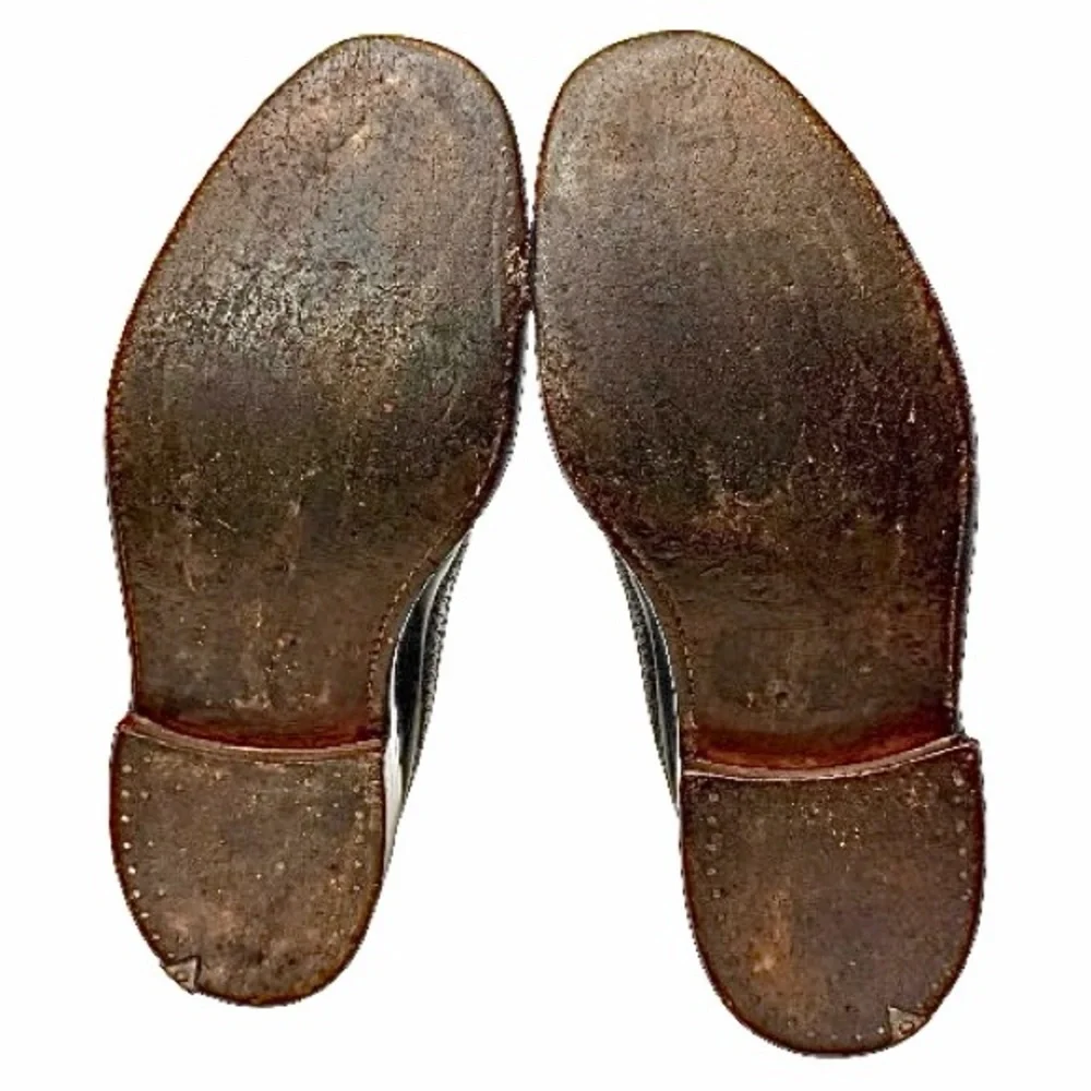 Florsheim Imperial 93605 Shell Cordovan Longwing Brogues Wingtip 7.5D Vtg 60s